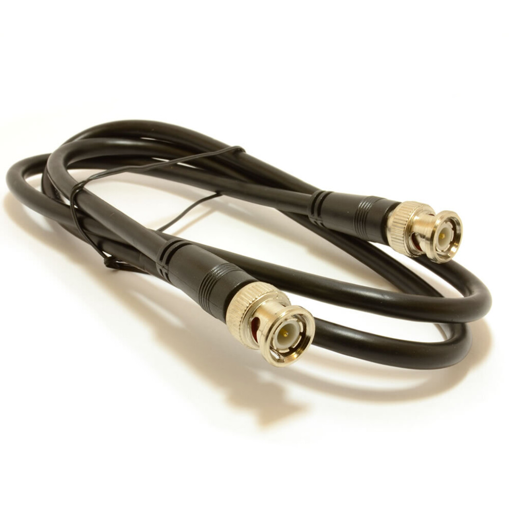 kenable BNC Plugs RG59 75ohm CCTV Camera Video Cable Lead   1m