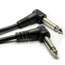 kenable 6.35mm 90 Degree Right Angle Jack Audio Mono Guitar Cable 2m
