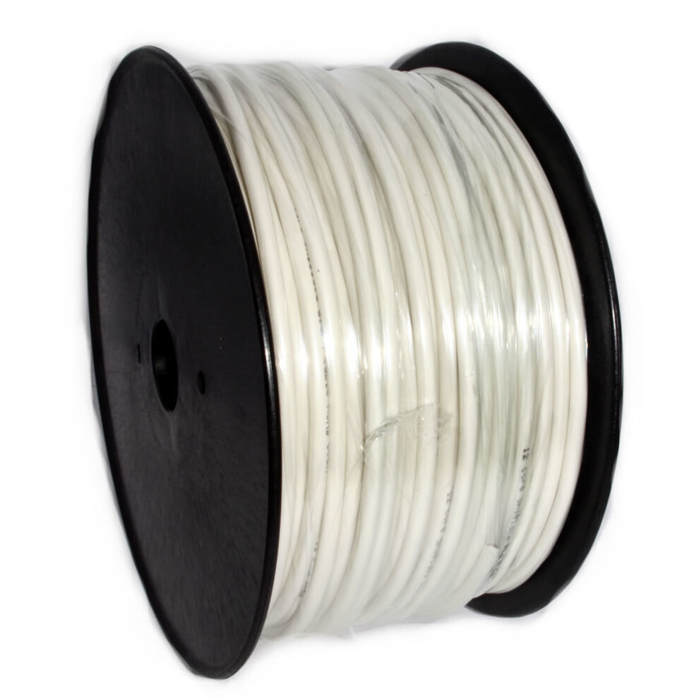 kenable Alarm Security Cable 8 core White with Nylon Rip Cord 100m