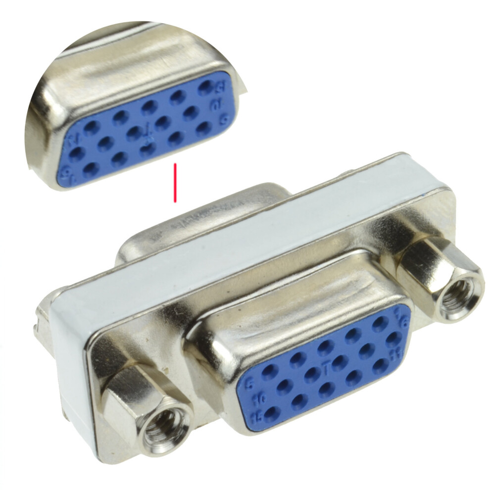 Kenable Women's Gender Changer Hd15 15Pin Svga Vga Coupler To