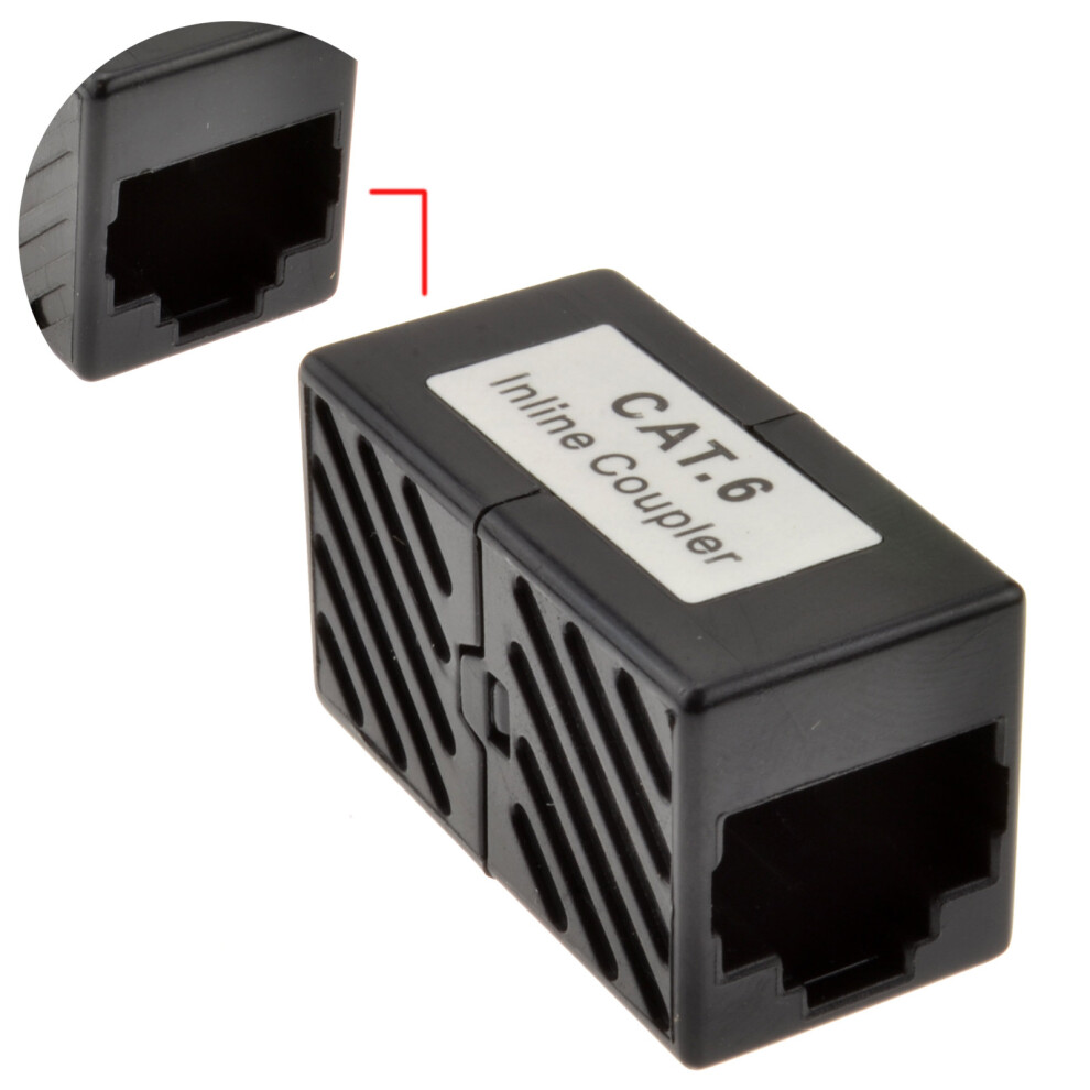 kenable CAT6 RJ45 Coupler GIGABIT Joiner Socket to Socket Adapter