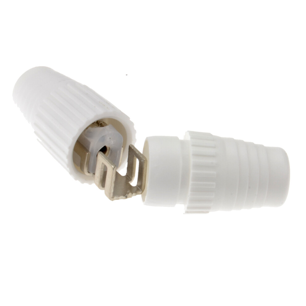 kenable Coaxial Screw Coupler Joiner for Connecting Bare Ended Coax Cable