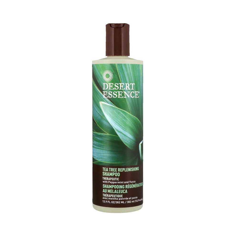 Desert Essence , Tea Tree Replenishing Shampoo, 12.9 Fl Oz (382 Ml)