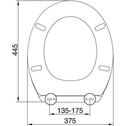 EUROSHOWERS (Blue) Glitter Toilet Seat 1