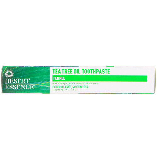 Desert Essence, Teebaumöl Zahnpasta, Fenchel, 6,25 oz (176 g)