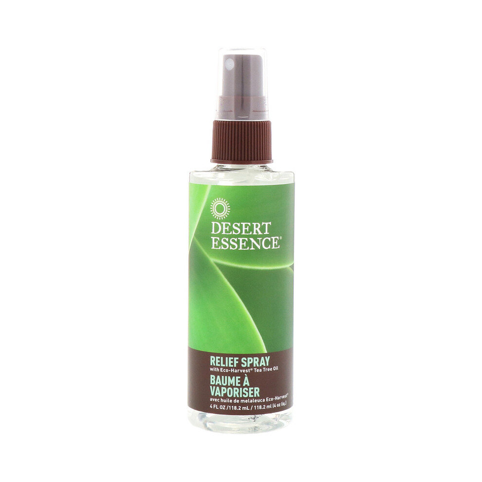 Desert Essence , Relief Spray, 4 Fl Oz (118.2 Ml)