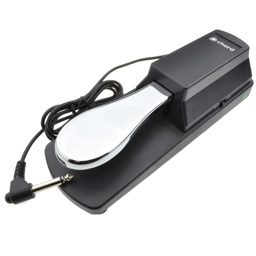 Kenable Sustain Pedal For Digitial Piano Or Keyboard 1.5M 6.35Mm Mono Cable