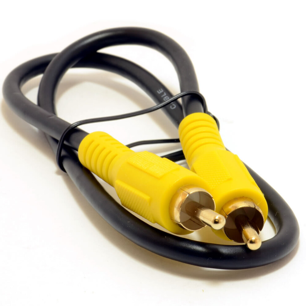 Kenable Phono Plug Digital Coaxial Spdif Audio Or Composite Video Cable 0.5M