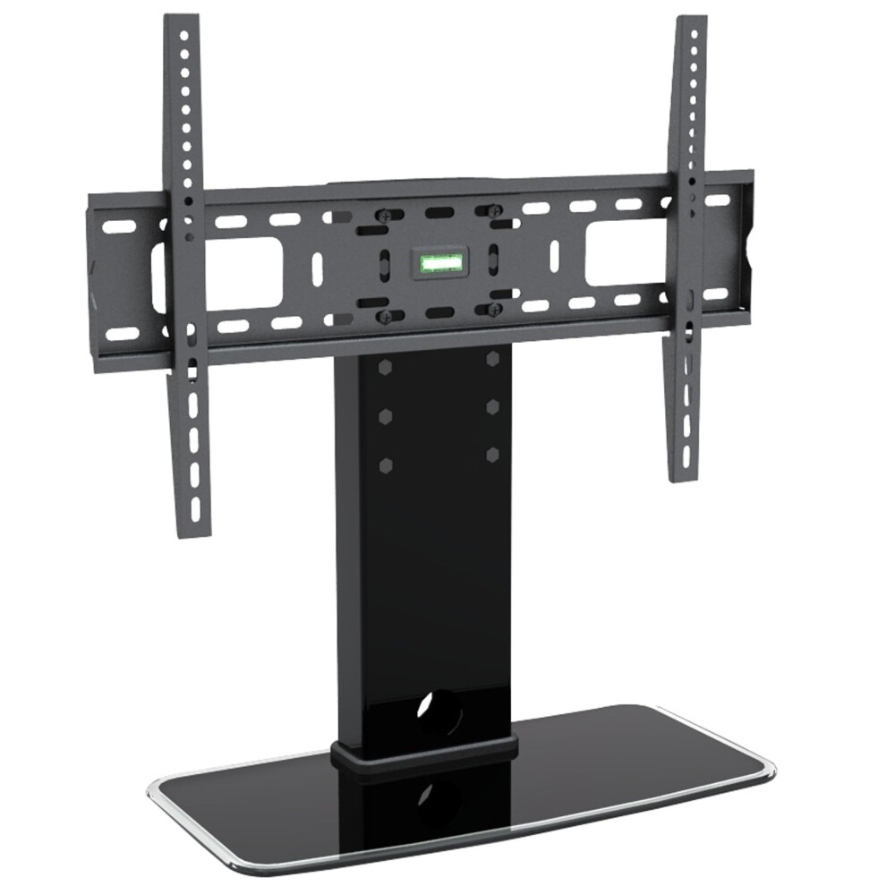 kenable Universal Stand Adjustable Height TV Glass Pedestal for 32 to 60 inch TVs