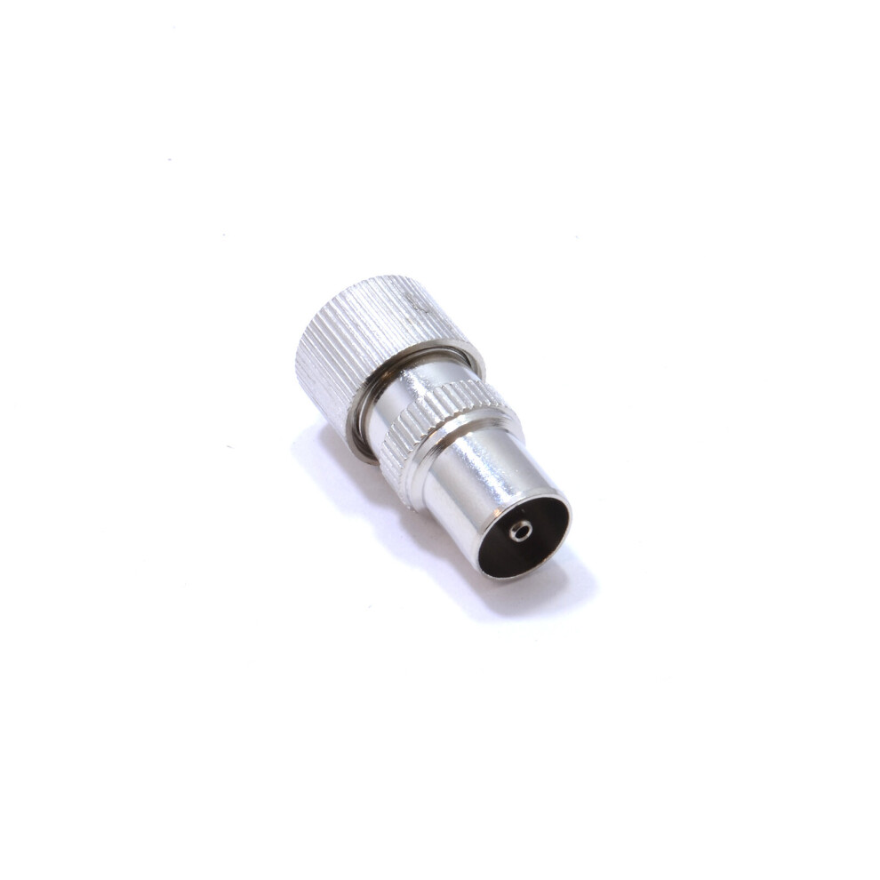Toolless Tv Rf Push In Aerial Male Metal Plug For Coaxial Cable [10 Pack] 5055383488209