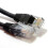 kenable kenable Black Network Ethernet RJ45 Cat5E CCA UTP PATCH 26AWG Cable Lead  3m 1