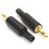 kenable 3.5mm Mono Jack Plug End Gold Solder Yourself [2 Pack] 1