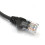 kenable kenable Black Network Ethernet RJ45 Cat5E CCA UTP PATCH 26AWG Cable 0.3m 30cm 3