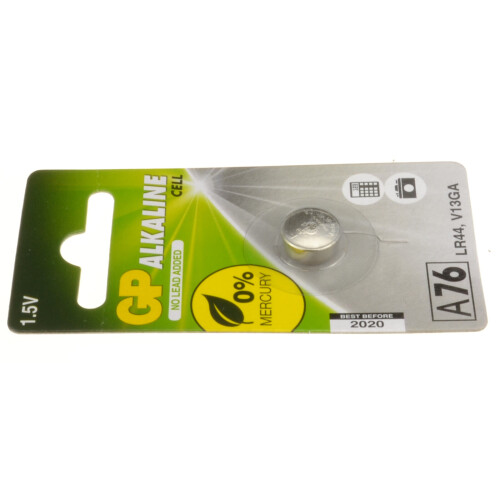 kenable GP Alkaline Button Cell Battery LR44  AG13 A76 V13GA  1.5V [Single] 1