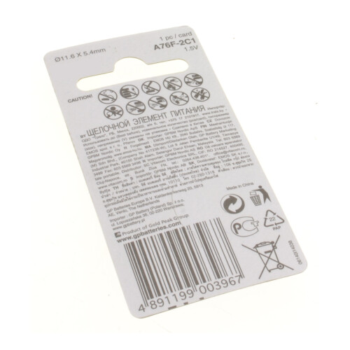 kenable GP Alkaline Button Cell Battery LR44  AG13 A76 V13GA  1.5V [Single] 2