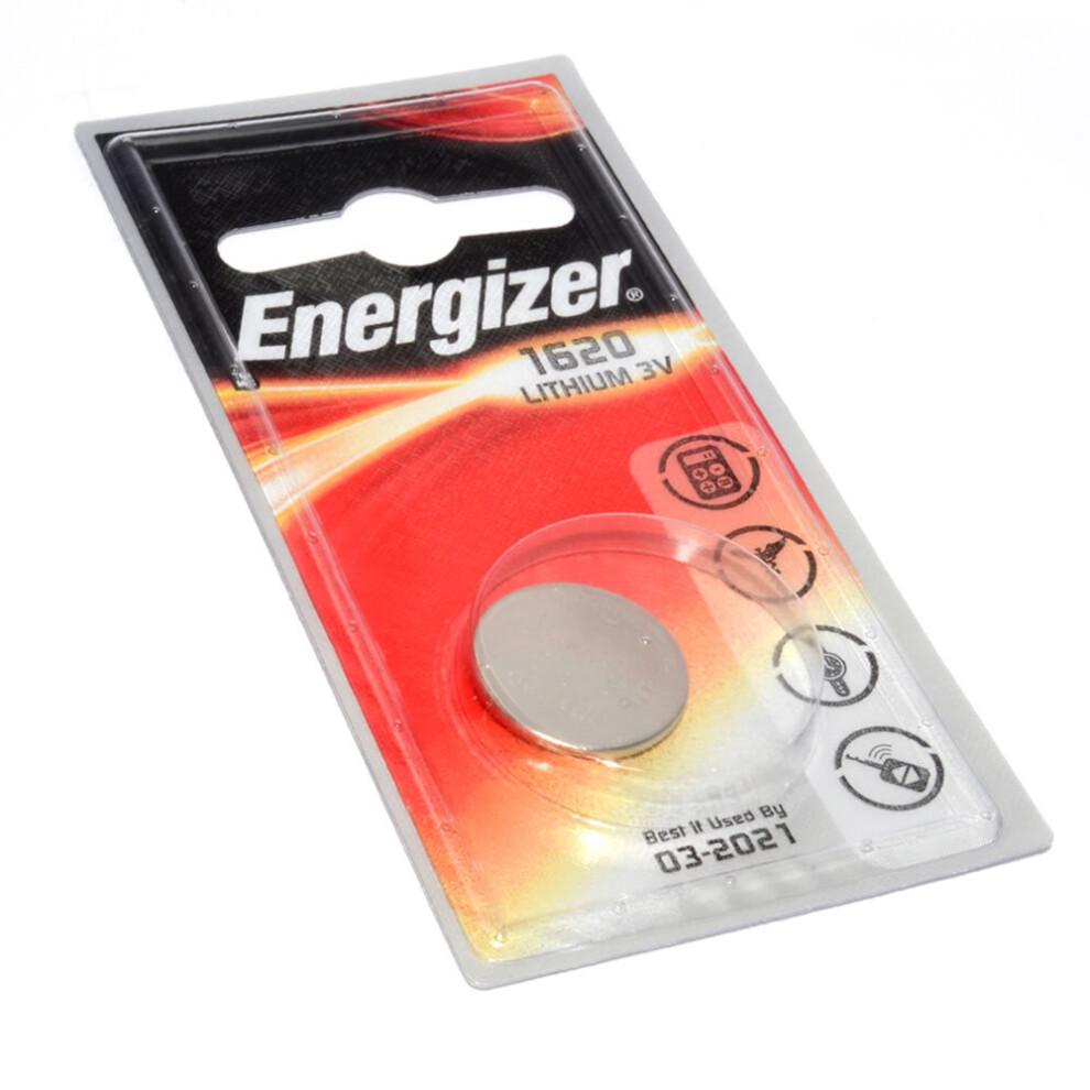 kenable Energizer Cell Button Battery CR1620 3V 1 Pack