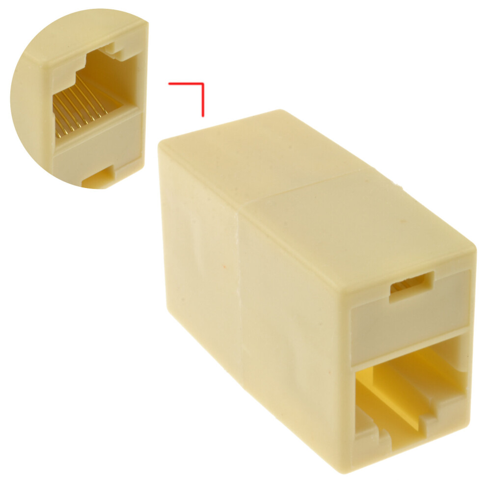 kenable RJ45 Inline Coupler Joiner Straight for extending LAN Network cables