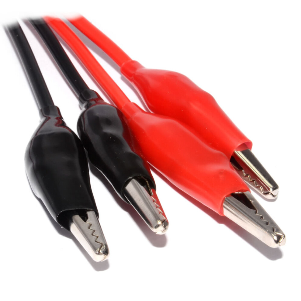 kenable Insulated Crocodile Clips Multimeter Test Lead Set 0.5m