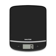 Salter 5kg Aquatronic Electronic Digital Kitchen Scale Black 1056 BKDR