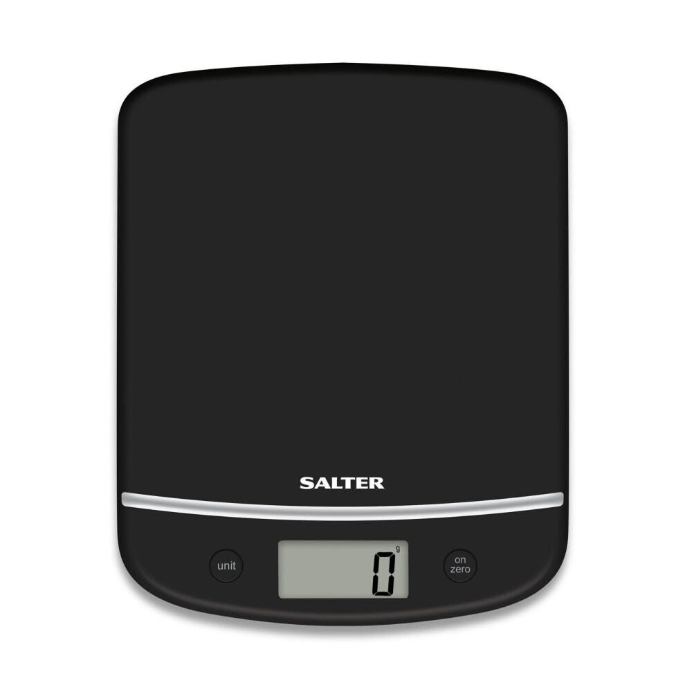 Salter 5kg Aquatronic Electronic Digital Kitchen Scale Black 1056 BKDR