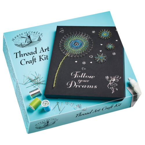 Make Your Own Thread Art String Picture Kit Set Creative Craft Hobby
