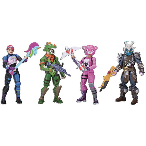 Fortnite Fortnite, Rex Squad Mode 4-Figuur Set, Serie 1