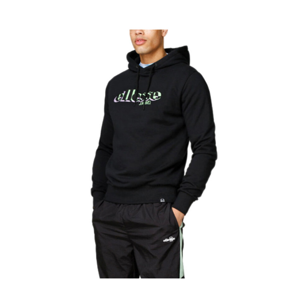 New Ellesse Men's (M) Dance Oh Hoody Hoodies Pullover Sweatshirt Plain Hoody Jumper Black