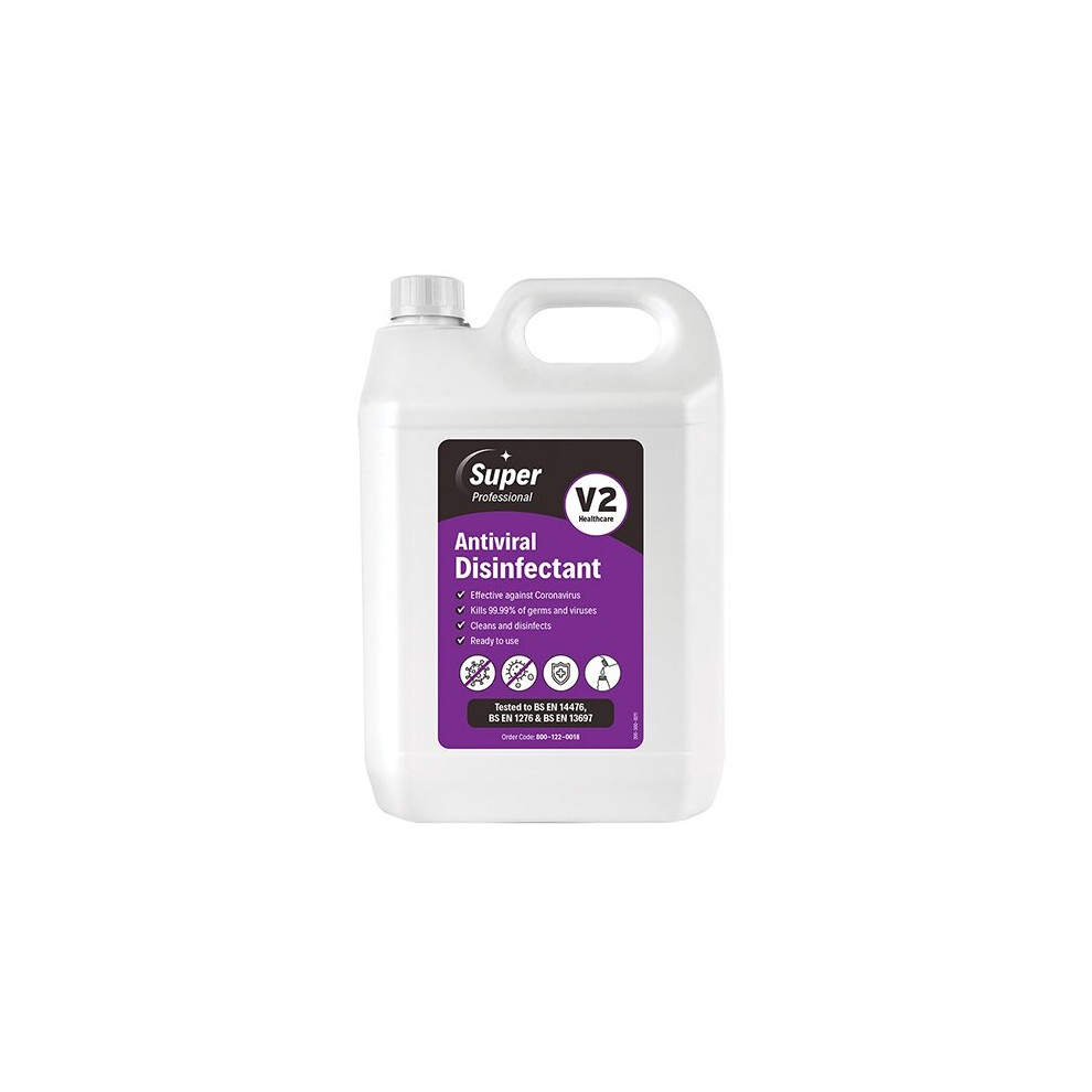 V2 Healthcare Super Antiviral Disinfectant - 5 Litres