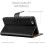 (Black) For iPhone SE 2020 Phone Wallet Book Leather Case 7