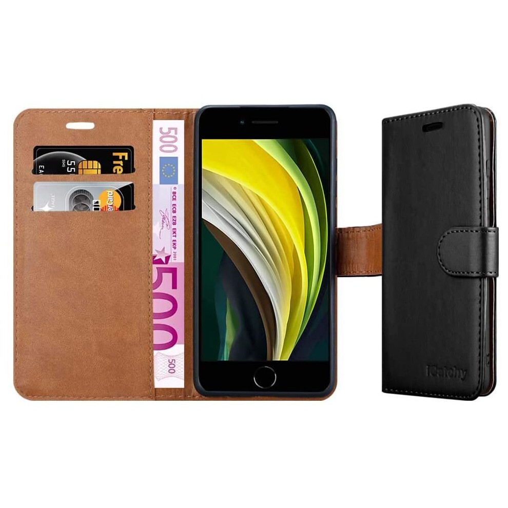 black--for-iphone-se-2020-phone-wallet-book-leather-case