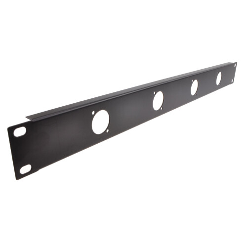 kenable D-Series 1U 19 inch 4 port for 4 Modules Rack Mount Plate/Flight Case Panel