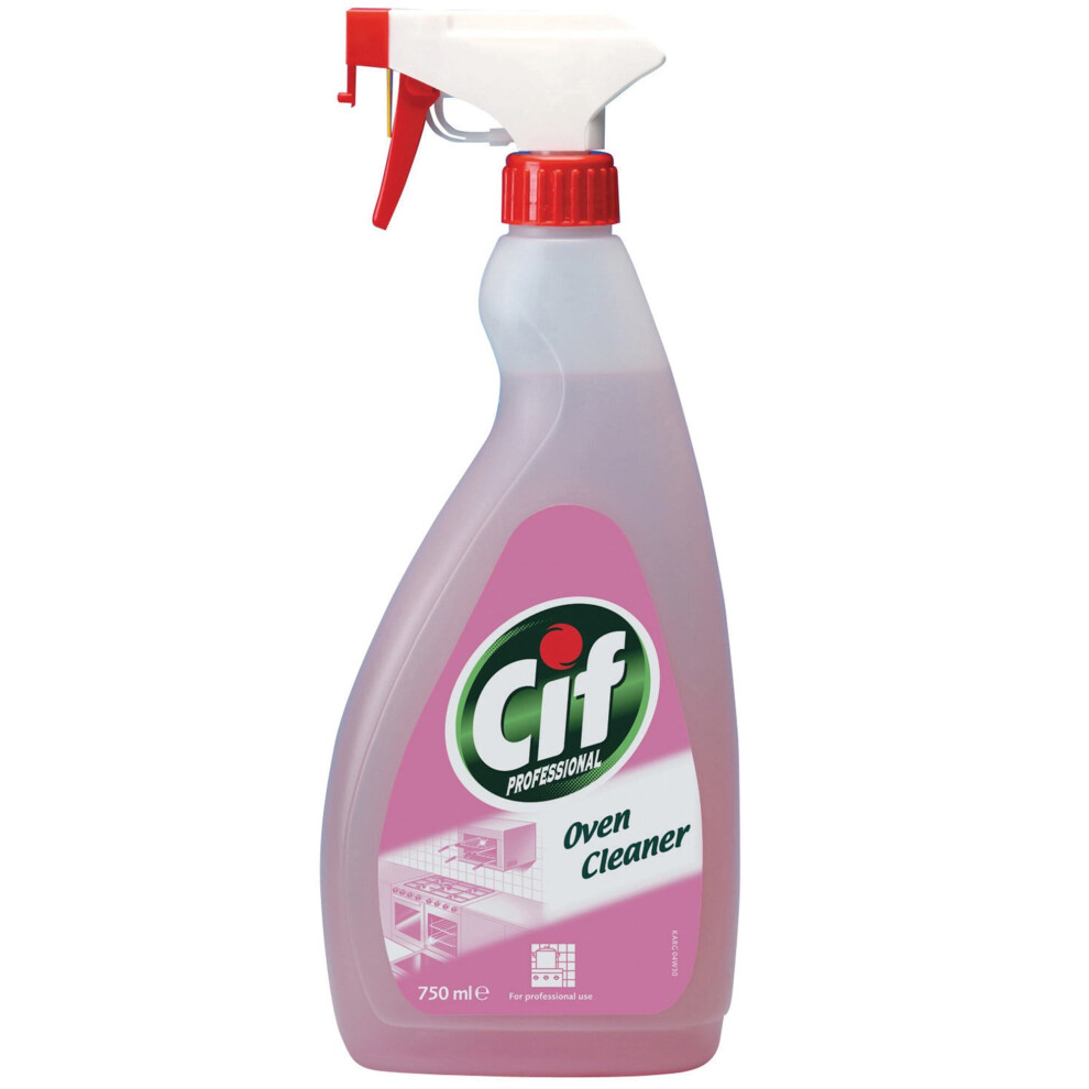Cif Professional Formula Oven & Grill Cleaner 750ml - Pack of 3 - Image 4