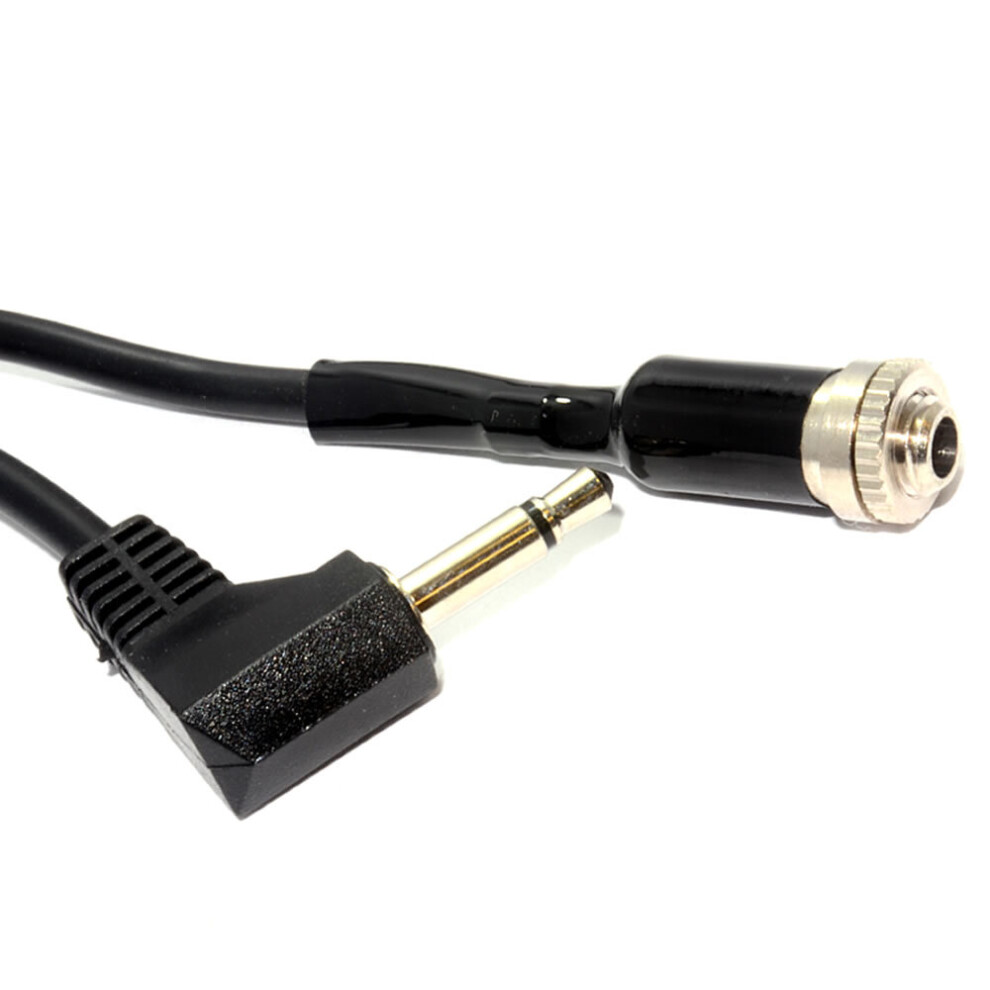 Kenable 3.5Mm Mono Chassis Panel Mount Socket To Right Angle Jack Cable 2M