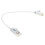 kenable kenable SLIM Cat 6 Full Copper RJ45 Ethernet Network Internet Cable  0.25m White 2