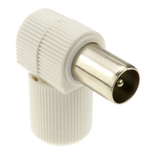 kenable RF Coax Right Angle PLUG for TV Aerial Cables - Freeview HD compatible