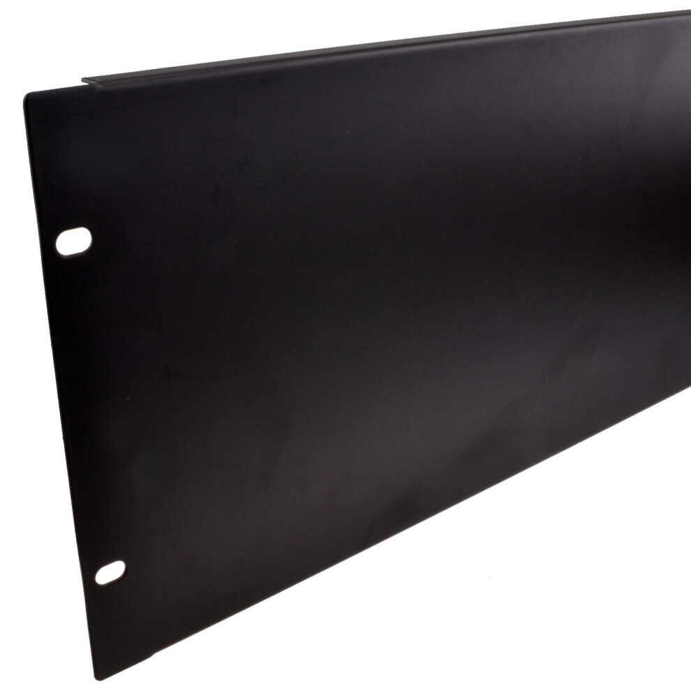 kenable 4U Blanking Plate for Comms Data Cabinet Rack 19 Inch Black