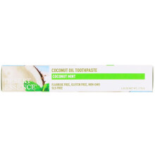 Desert Essence Tea Tree Oil Tandpasta - Kokosmunt - 6,25 Oz - Verfrissende smaak - Volledige mondverzorging - Zuiveringszout - Zeezout - Pure etheris