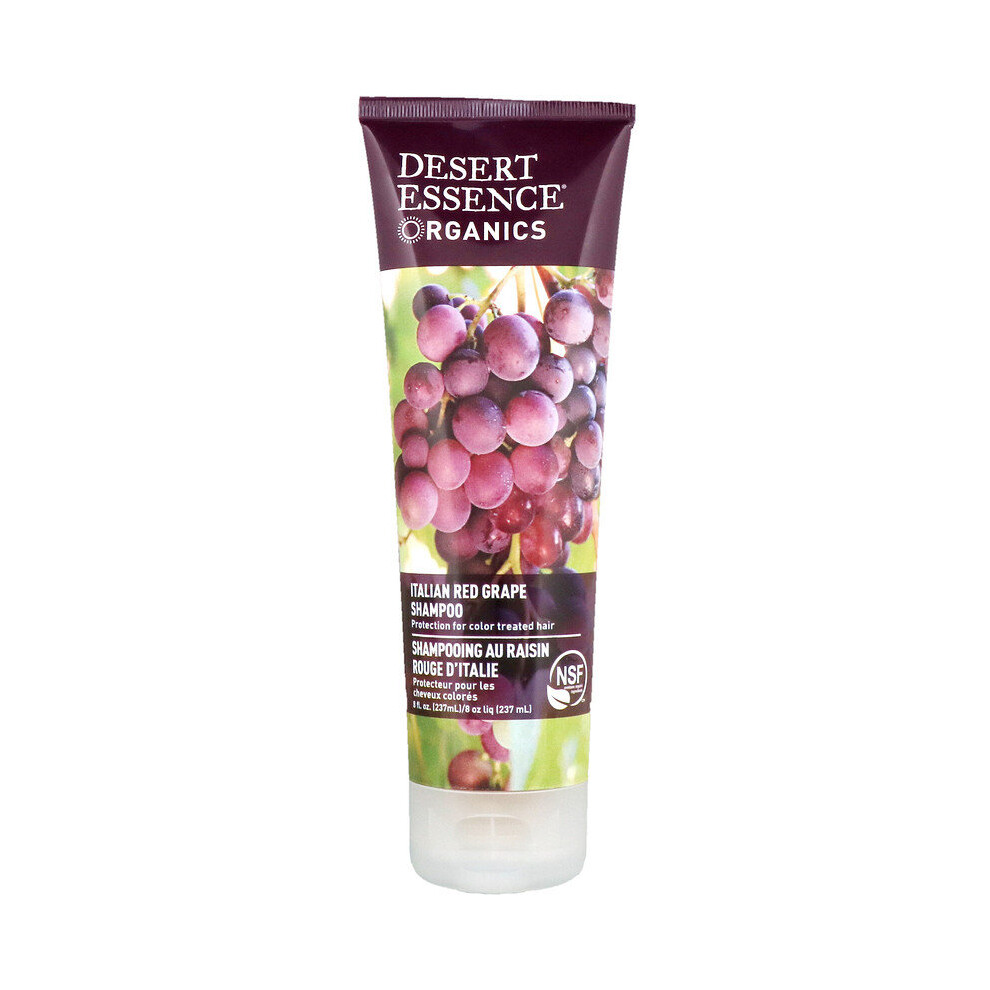 Desert Essence Red Organics, Shampoo, Italian Grape, 8 Fl Oz (237 Ml)
