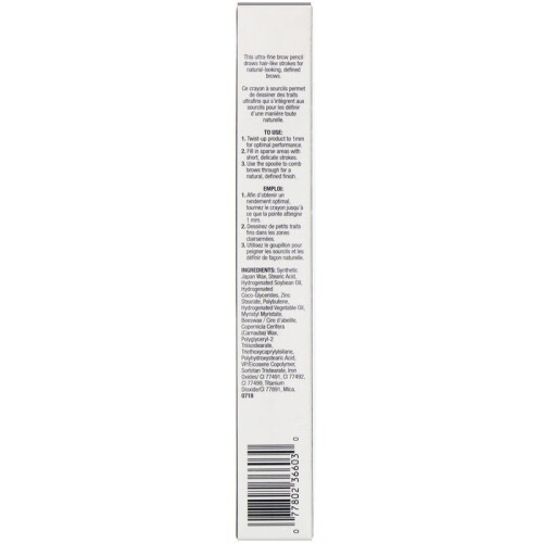 Wet n Wild Wet n Wild, Ultimate Brow Micro Brow Pencil, 649A Deep Brown, 0.06g 2