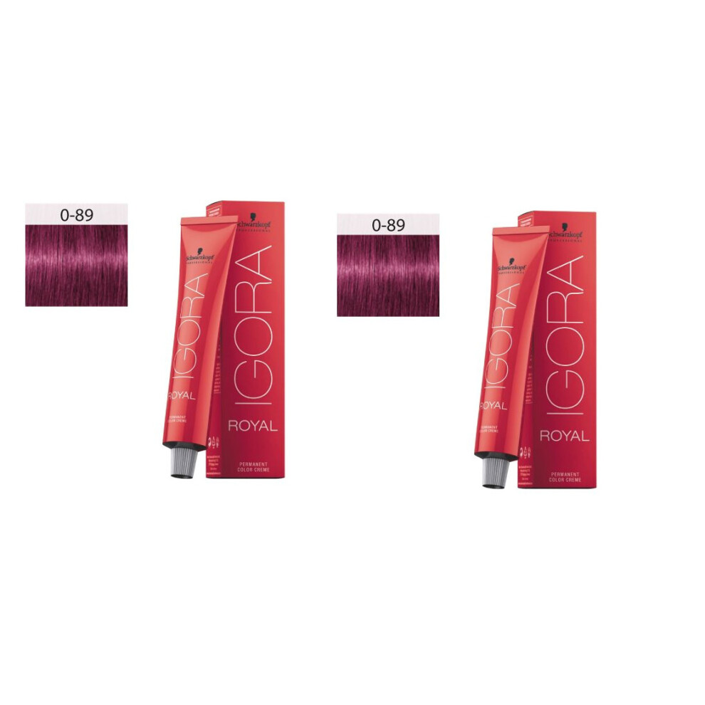 (0-89 - Pack of 2) Schwarzkopf Royal Igora Red Violet Concentrate