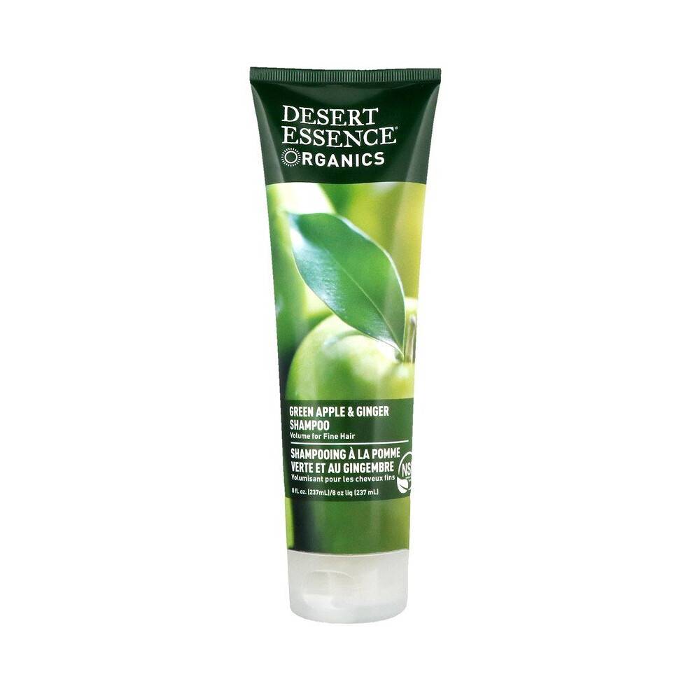 Desert Essence Green Organics, Shampoo, Apple & Ginger, 237Ml
