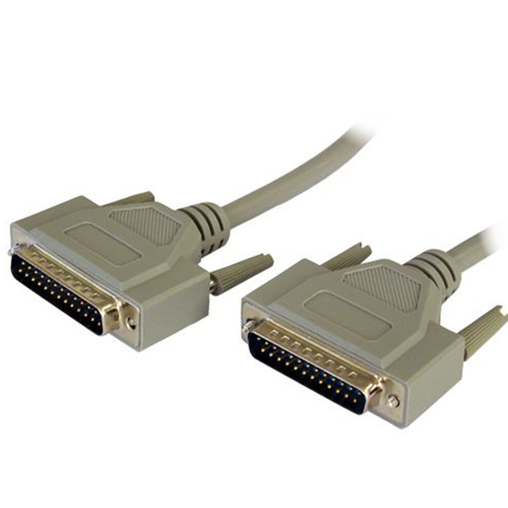 Kenable Male 25 Pin Parallel To Male 25 Pin Parallel Cable Lead 5M