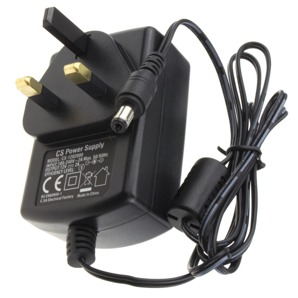 kenable CCTV Camera 12V 2A 2000mA PSU 2.1mm DC Plug UK Power Supply