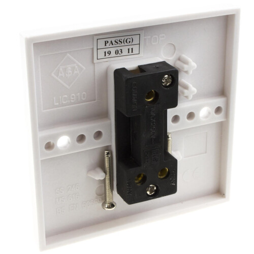 kenable kenable Electrical UK Domestic Household Light 2 Way Single Light Switch White 1