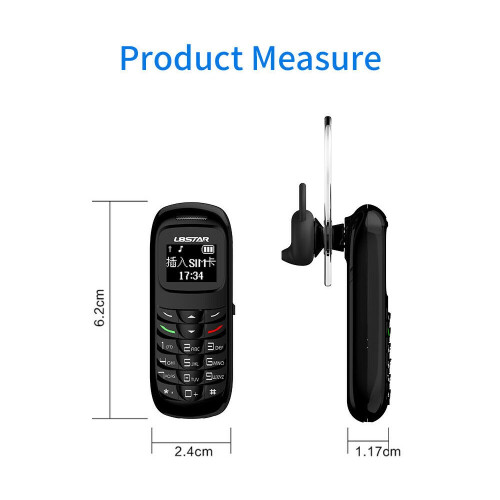 Ranpo Ranpo Bluetooth μίνι κινητό κινητό τηλέφωνο ξεκλείδωτο GSM Dialer BM70 ακουστικό 1