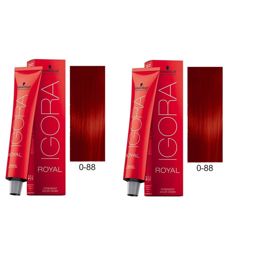 (0-88 - Pack of 2) Schwarzkopf Royal Igora Red Concentrate