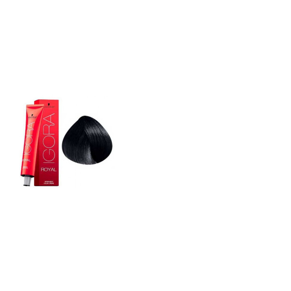 (1-1 Ash Black) Schwarzkopf Royal Igora Ash Black