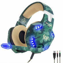 KOTION EACH G2600 Gaming Headset Over-Ear Headset 3.5mm LED Lighting Microphone