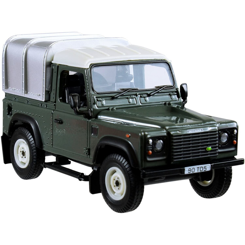 Britains 1:32 Land Rover Defender 90 With Canopy (Green)