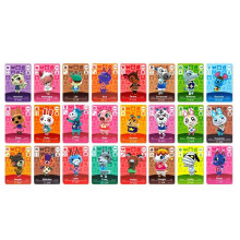 (Mini 24pcs Villager Roles) Animal Crossing Series AMIIBO NFC TAG Cards for Switch WII U New3DS